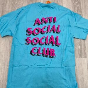 NWT Anti Social Social Club Blue T-Shirt
